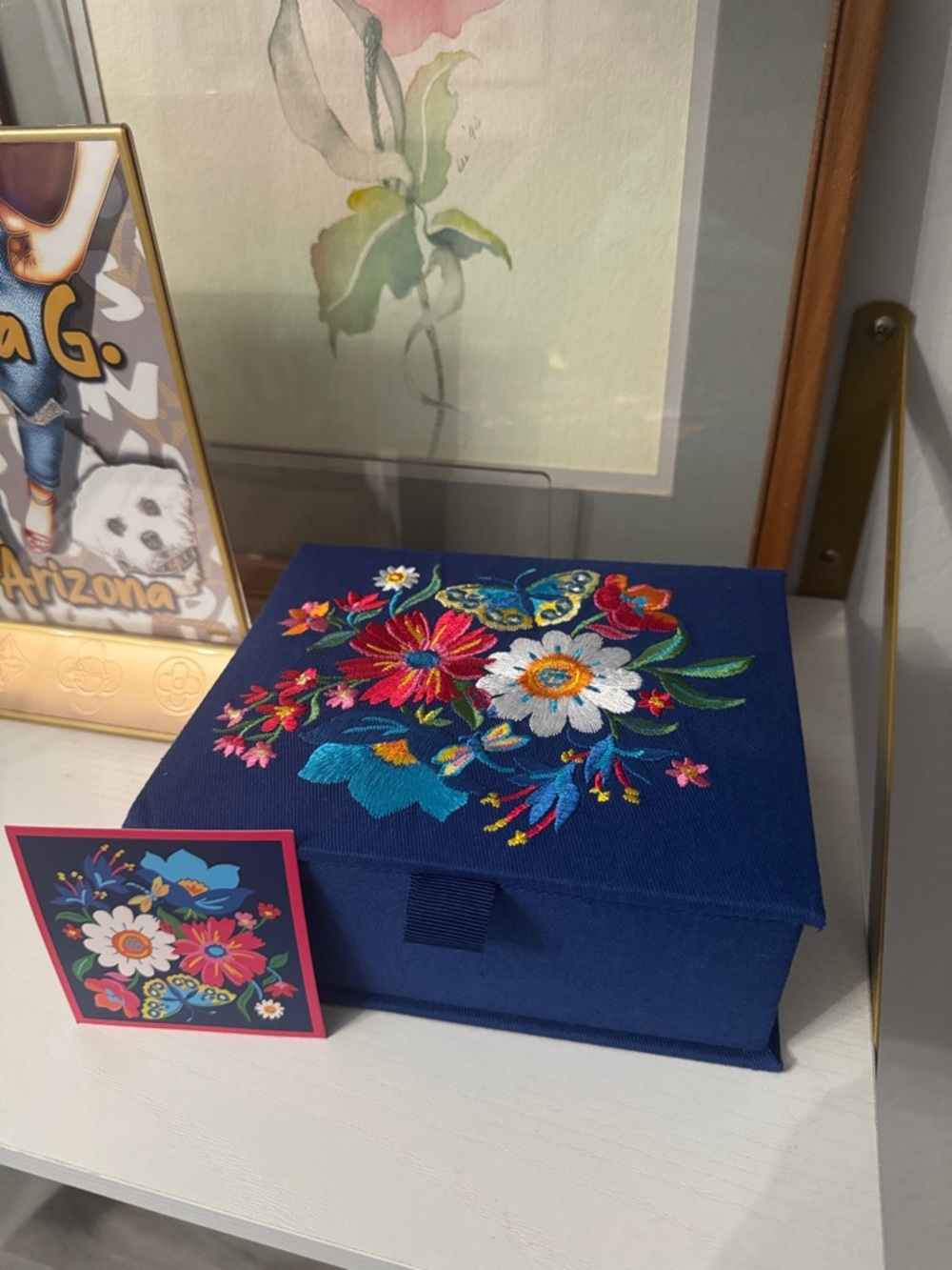 Brighton French Garden Jewelry Box with Tag - New